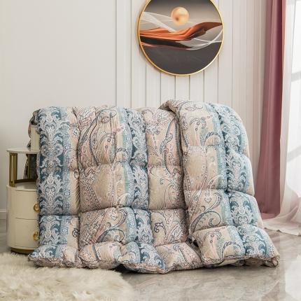 91家纺网 家纺一手货源 找家纺 织梦人95级鹅绒被120支全棉活性印花大量现货花叶海棠-灰绿