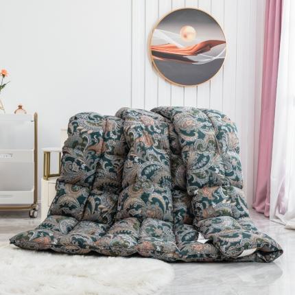 织梦人羽绒被花型95级鹅绒被120支全棉活性印花现货欧格斯