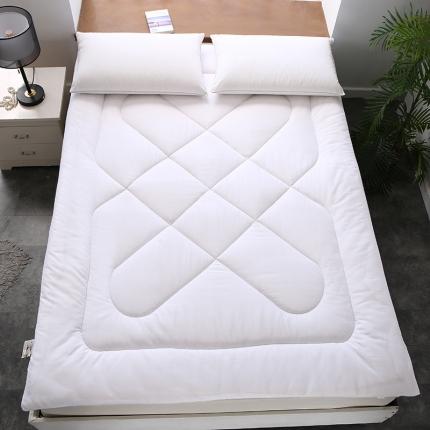 富威堡棉花床垫褥子单人床褥炕被床垫软垫家用学生宿舍加厚白色