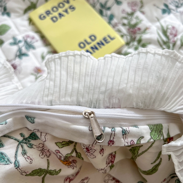 91家纺网 家纺一手货源 找家纺 淑女公社家纺 2022新款四季多功能全夹棉四件套 初见