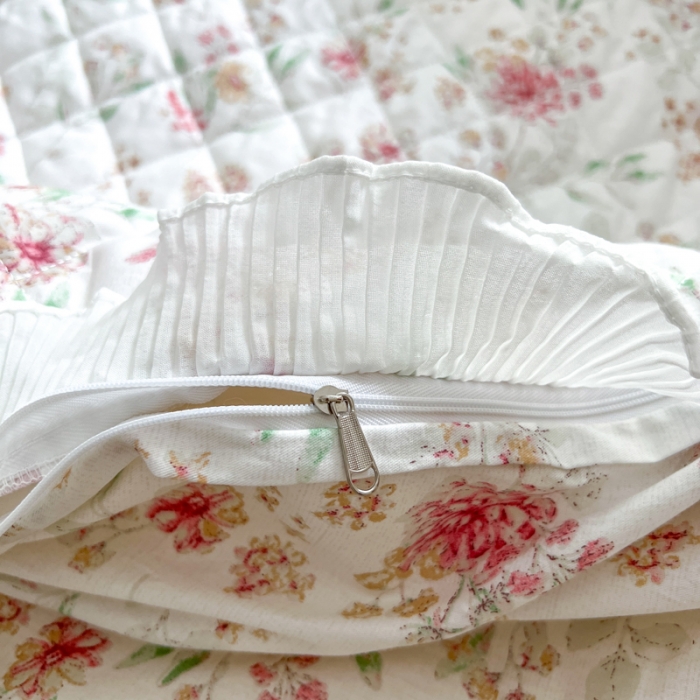 91家纺网 家纺一手货源 找家纺 淑女公社家纺 2022新款四季多功能全夹棉四件套 花期