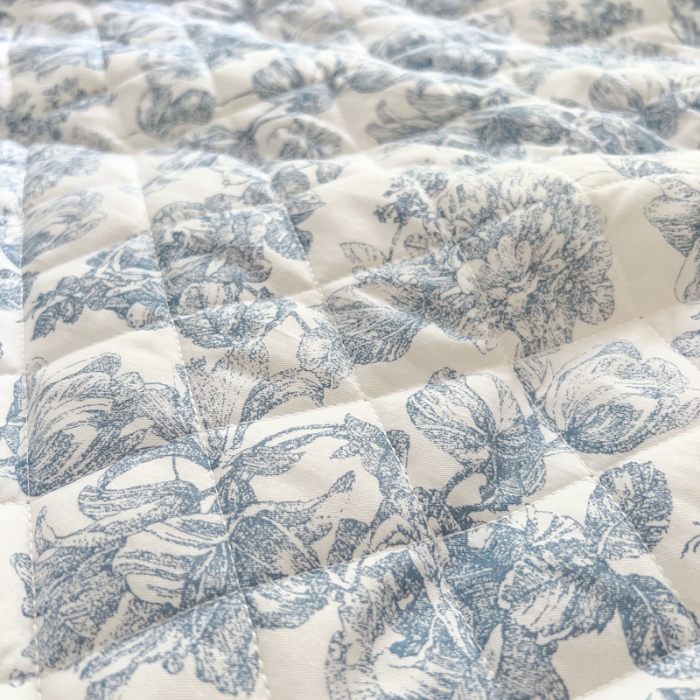 91家纺网 家纺一手货源 找家纺 淑女公社家纺 2022新款四季多功能全夹棉四件套 似水流年