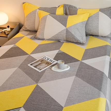 91家纺网 家纺一手货源 找家纺 （总）涵宸 2022新款全棉磨毛印花款系列-单床笠