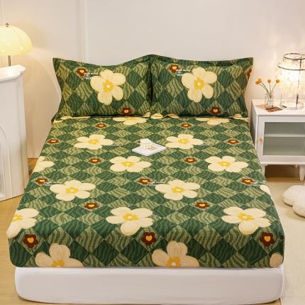 91家纺网 家纺一手货源 找家纺 （总）涵宸 2022新款全棉磨毛印花款系列-单床笠