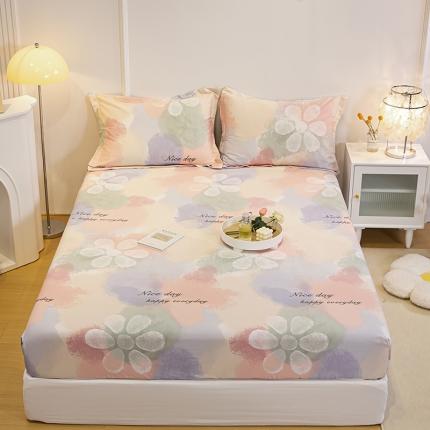 91家纺网 家纺一手货源 找家纺 （总）涵宸 2022新款全棉磨毛印花款系列-单床笠