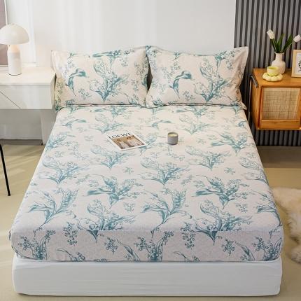 91家纺网 家纺一手货源 找家纺 （总）涵宸 2022新款全棉磨毛印花款系列-单床笠