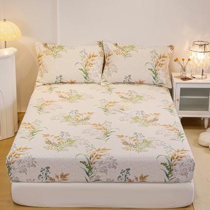 91家纺网 家纺一手货源 找家纺 （总）涵宸 2022新款全棉磨毛印花款系列-单床笠