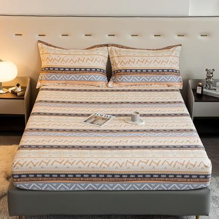 91家纺网 家纺一手货源 找家纺 （总）涵宸 2022新款全棉磨毛印花款系列-单床笠