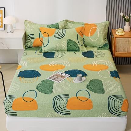 91家纺网 家纺一手货源 找家纺 （总）涵宸 2022新款全棉磨毛印花款系列-单床笠