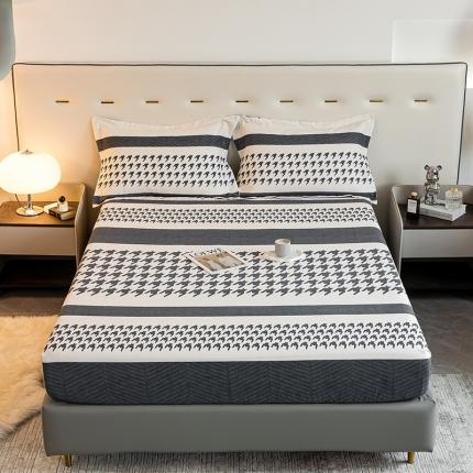 91家纺网 家纺一手货源 找家纺 （总）涵宸 2022新款全棉磨毛印花款系列-单床笠