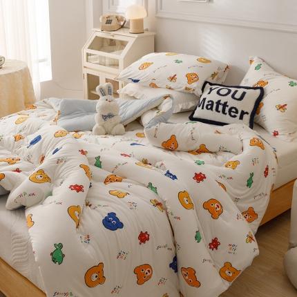 91家纺网 家纺一手货源 找家纺 （总）有货 2022新款秋冬益生菌豆奶被被子冬被春秋被