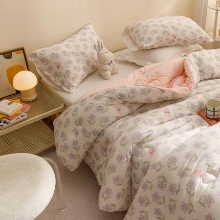 91家纺网 家纺一手货源 找家纺 （总）有货 2022新款秋冬益生菌豆奶被被子冬被春秋被