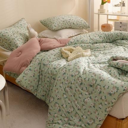 91家纺网 家纺一手货源 找家纺 （总）有货 2022新款秋冬益生菌豆奶被被子冬被春秋被