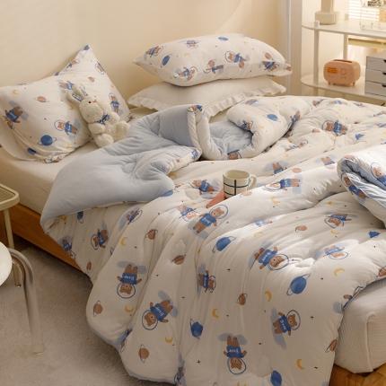 91家纺网 家纺一手货源 找家纺 （总）有货 2022新款秋冬益生菌豆奶被被子冬被春秋被