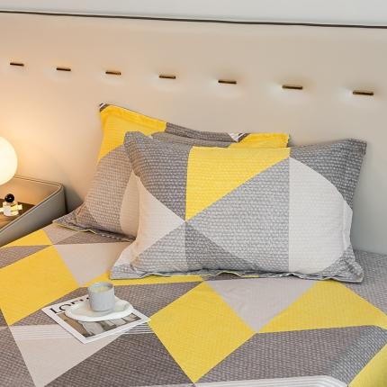 91家纺网 家纺一手货源 找家纺 涵宸 2022新款全棉磨毛印花款系列-单品枕套 菱琅一对