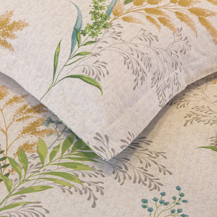 91家纺网 家纺一手货源 找家纺 涵宸 2022新款全棉磨毛印花款系列-单品枕套 六叶一对