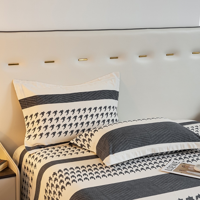 91家纺网 家纺一手货源 找家纺 涵宸 2022新款全棉磨毛印花款系列-单品枕套 千艾一对