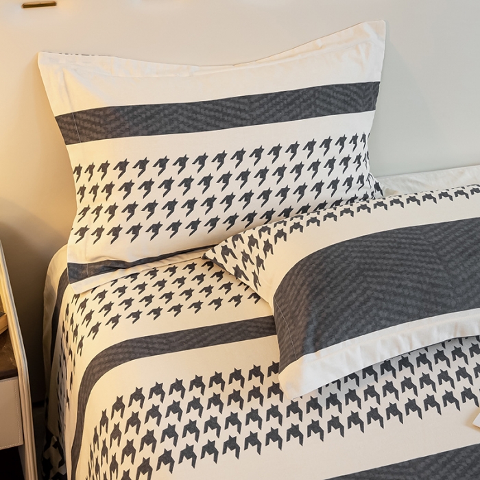 91家纺网 家纺一手货源 找家纺 涵宸 2022新款全棉磨毛印花款系列-单品枕套 千艾一对