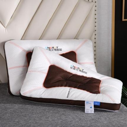 91家纺网 家纺一手货源 找家纺 浩宇家纺枕芯刺绣高端枕头成人家用枕定型羽丝绒舒适入眠系列 能量咖2