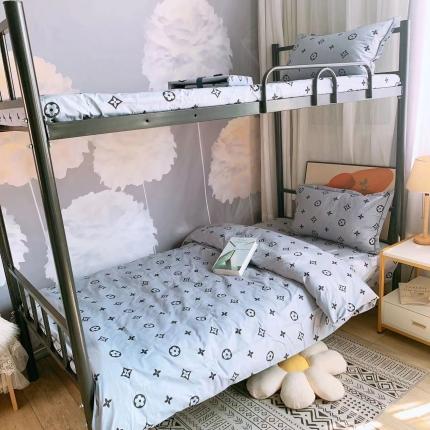 91家纺网 家纺一手货源 找家纺 （总）预言 2023新款全棉三件套学生宿舍超柔活性磨毛