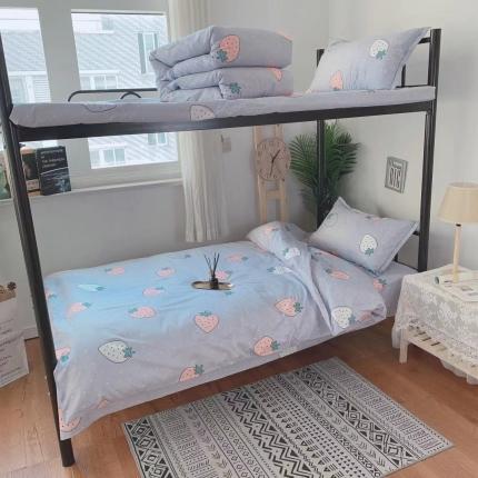 91家纺网 家纺一手货源 找家纺 （总）预言 2023新款全棉三件套学生宿舍超柔活性磨毛