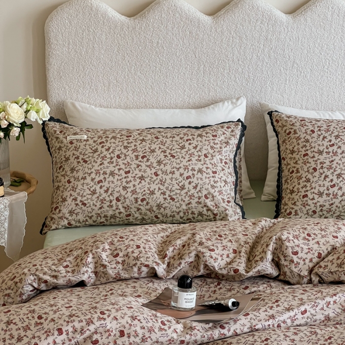 91家纺网 家纺一手货源 找家纺 汇庭 2022新款艾莎四件套棚拍 叮多多