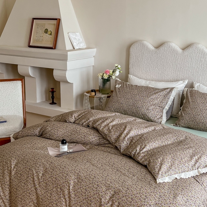 91家纺网 家纺一手货源 找家纺 汇庭 2022新款艾莎四件套棚拍 琳德