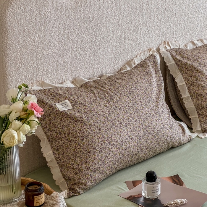 91家纺网 家纺一手货源 找家纺 汇庭 2022新款艾莎四件套棚拍 琳德