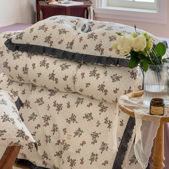 91家纺网 家纺一手货源 找家纺 汇庭 2022新款艾莎四件套棚拍 索菲亚