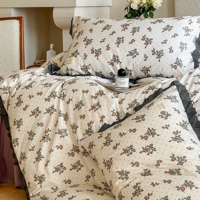 91家纺网 家纺一手货源 找家纺 汇庭 2022新款艾莎四件套棚拍 索菲亚