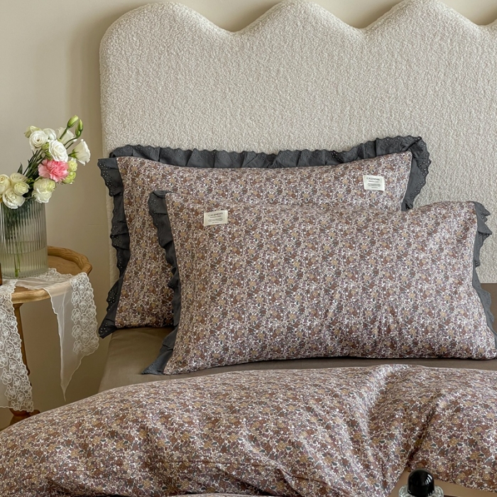 91家纺网 家纺一手货源 找家纺 汇庭 2022新款艾莎四件套棚拍 雅朵