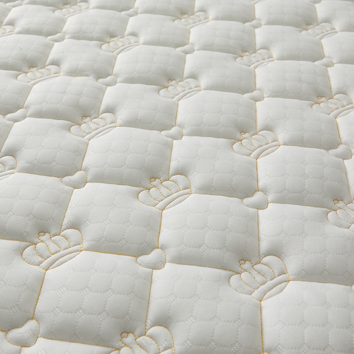 91家纺网 家纺一手货源 找家纺 优莱床垫 2024新款乳胶记忆海棉中国结款床垫 大床垫皇冠白