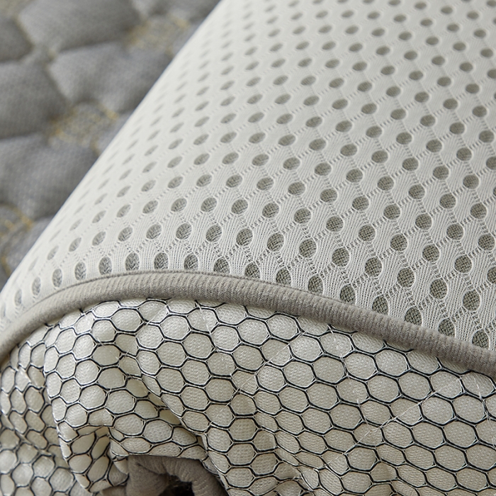 91家纺网 家纺一手货源 找家纺 优莱床垫 2024新款乳胶记忆海棉中国结款床垫 大床垫皇冠灰