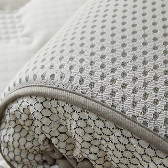 91家纺网 家纺一手货源 找家纺 优莱床垫 2024新款乳胶记忆海棉中国结款床垫 大床垫中国结白