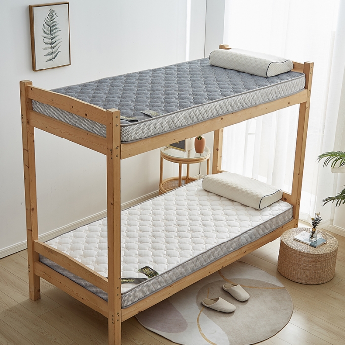 91家纺网 家纺一手货源 找家纺 优莱床垫 2024新款乳胶记忆海棉中国结款床垫 学生床垫皇冠白