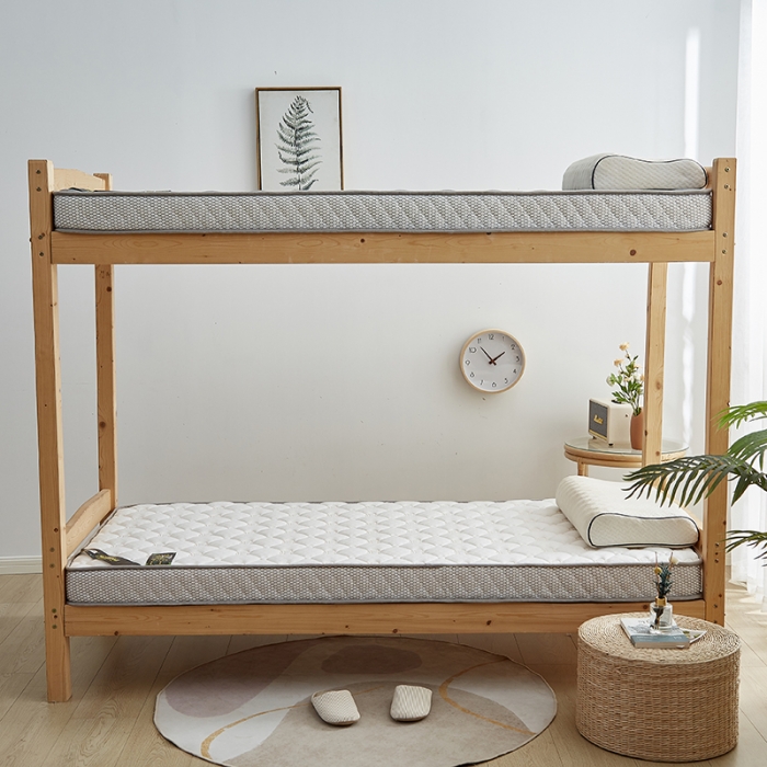 91家纺网 家纺一手货源 找家纺 优莱床垫 2024新款乳胶记忆海棉中国结款床垫 学生床垫皇冠白