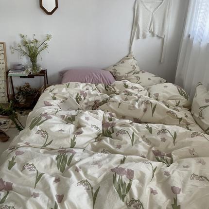 91家纺网 家纺一手货源 找家纺 恋恋三季 133*72全棉斜纹四件套爱丽丝梦境 爱丽丝梦境2