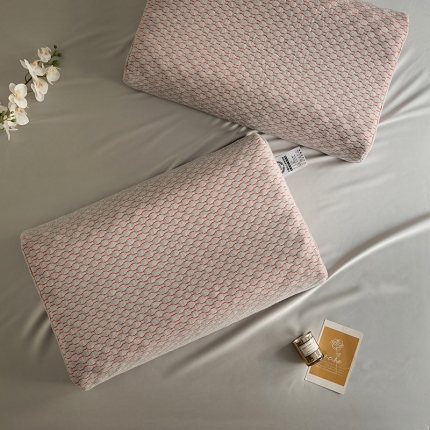 91家纺网 家纺一手货源 找家纺 石墨烯竹炭曲线乳胶枕头高低平滑颈椎乳胶枕芯单只