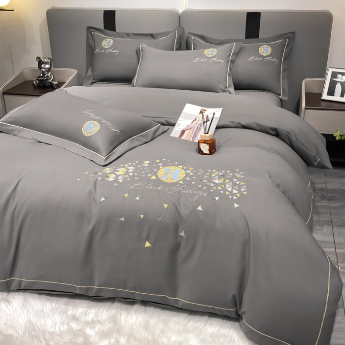 91家纺网 家纺一手货源 找家纺 靓生活 2022新款花样年华H款 花样年华-灰