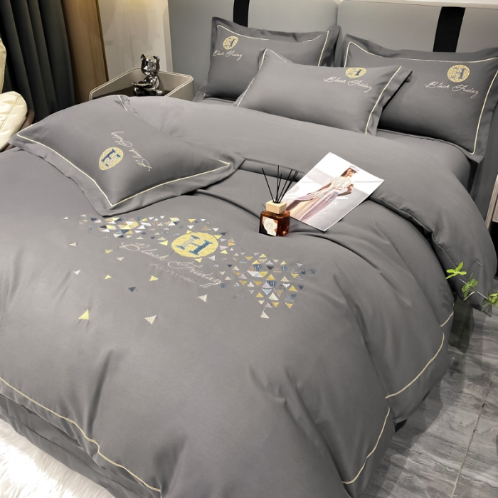 91家纺网 家纺一手货源 找家纺 靓生活 2022新款花样年华H款 花样年华-灰