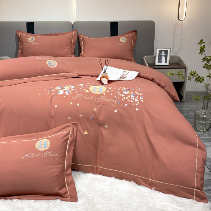 91家纺网 家纺一手货源 找家纺 靓生活 2022新款花样年华H款 花样年华-咖