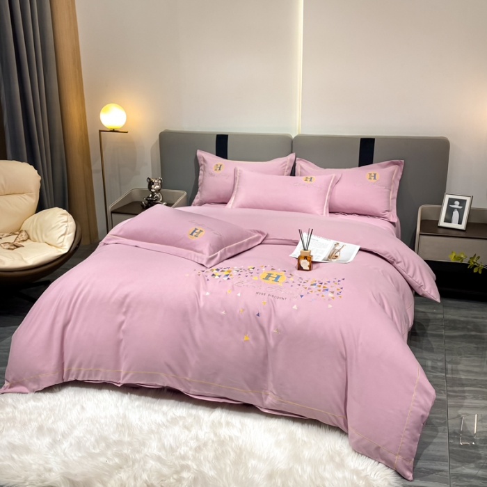 91家纺网 家纺一手货源 找家纺 靓生活 2022新款花样年华H款 花样年华-中粉