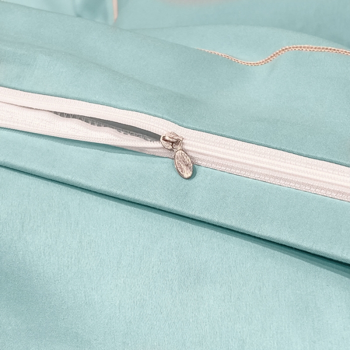 91家纺网 家纺一手货源 找家纺 靓生活 2022新款花样年华H款 花样年华-水蓝