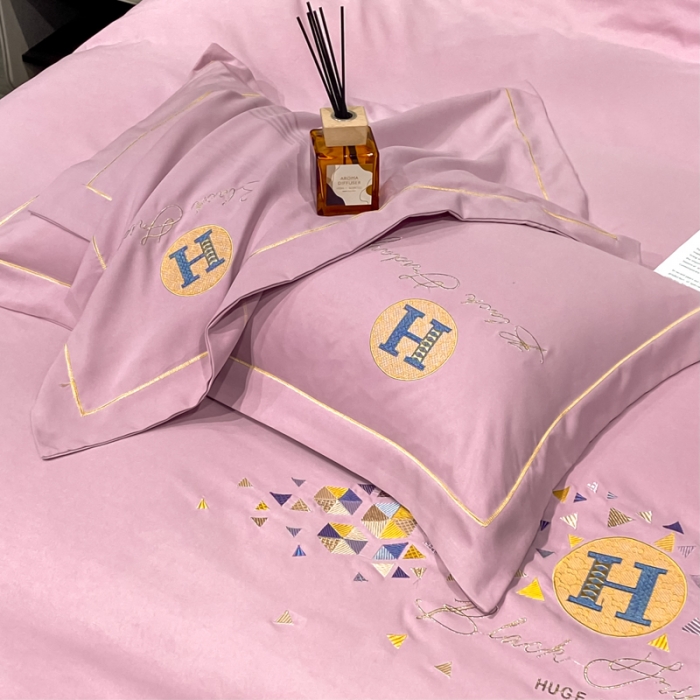 91家纺网 家纺一手货源 找家纺 靓生活 2022新款花样年华H款 花样年华-中粉