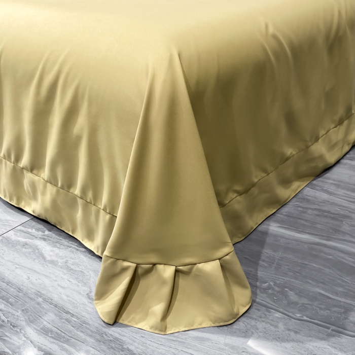 91家纺网 家纺一手货源 找家纺 靓生活 2022新款花样年华H款 花样年华-黄绿