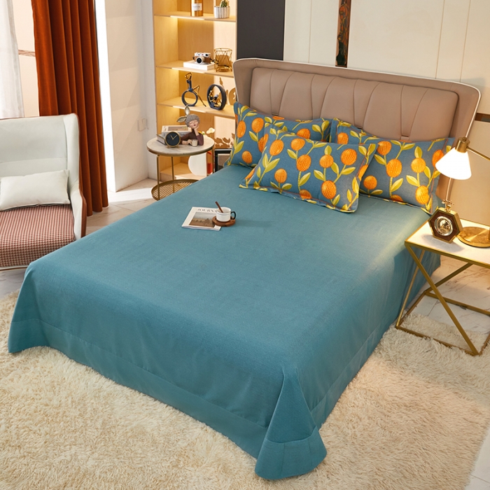 91家纺网 家纺一手货源 找家纺 (总) 雲归梦 2022新款全棉AB版加厚磨毛四件套