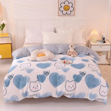 91家纺网 家纺一手货源 找家纺 总甜之梦 新款12868全棉定制尺寸印花系列单被套