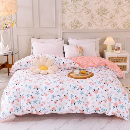 91家纺网 家纺一手货源 找家纺 总甜之梦 新款12868全棉定制尺寸印花系列单被套