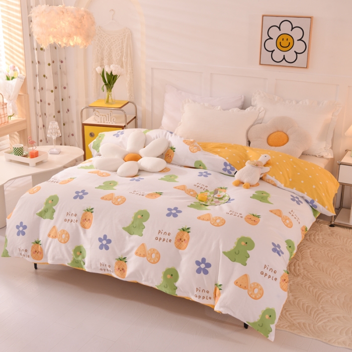 91家纺网 家纺一手货源 找家纺 总甜之梦 新款12868全棉定制尺寸印花系列单被套