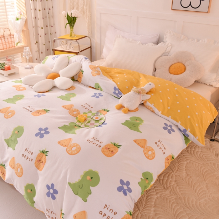 91家纺网 家纺一手货源 找家纺 总甜之梦 新款12868全棉定制尺寸印花系列单被套